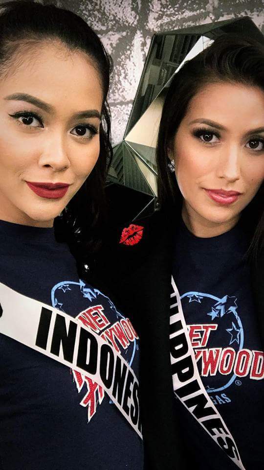 AkuRabz's tweet photo. With Miss Indonesia Friendship goals
#MissUniverse 
#Philippines https://t.co/tyMQc1AhiO
