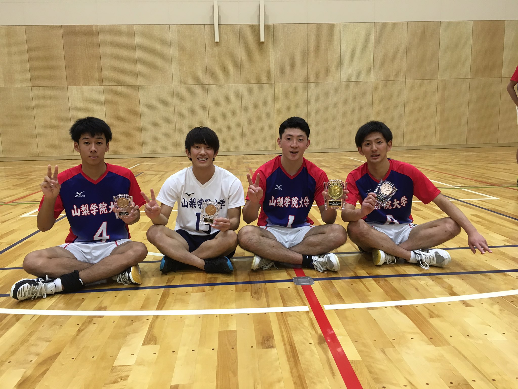 山梨学院大学男子バレーボール部 on X: 