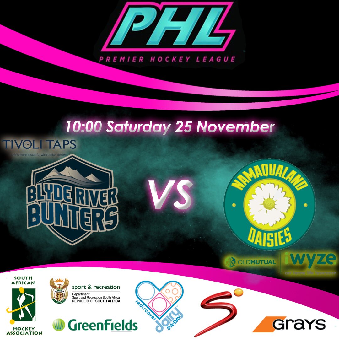 Game 2 of the day is about to start 😁!! We see the reigning champs The Tivoli Blyde River Bunters take the field for the first time for #PHL17 against the young iWYZE Namaqualand Daisies.