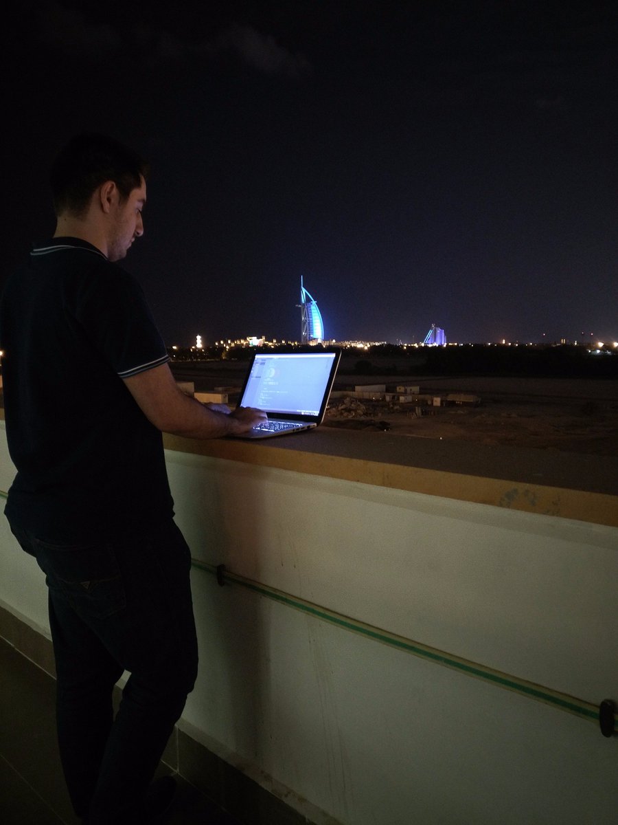 baseladnan77's tweet photo. Sleep? Nah, I'd rather be hacking #RecodingMobility #IBMMEADev https://t.co/Cn4sdBeeSO