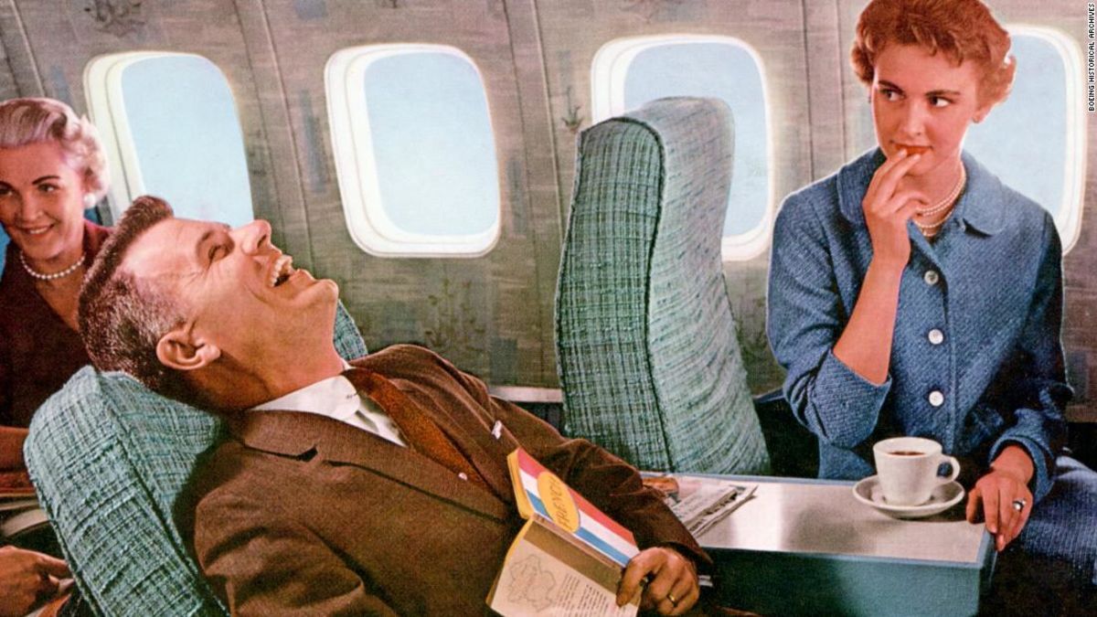 movtime6's tweet photo. Was flying more fun before in-flight movies? #movie https://t.co/vvZo4t6cWe https://t.co/XIFoedvzP4