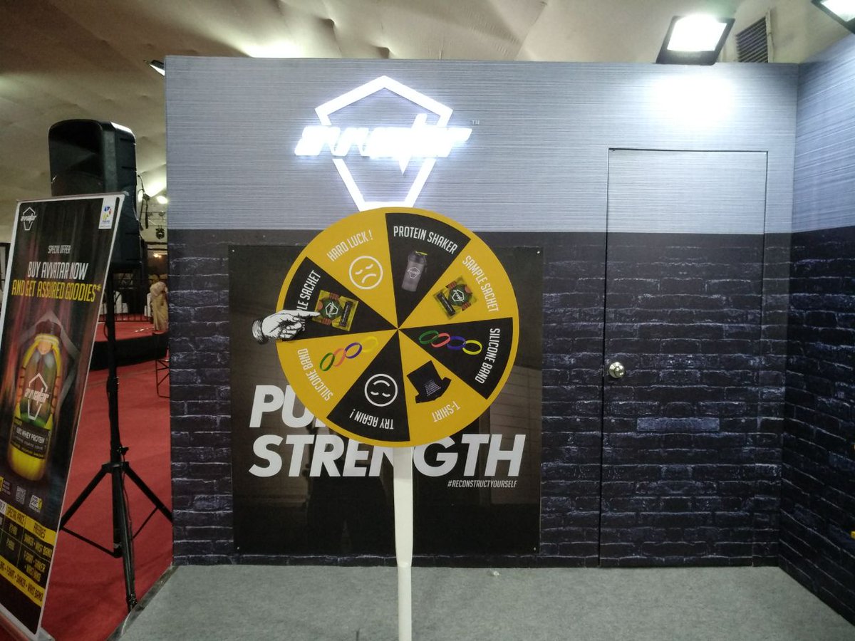 AvvatarIndia's tweet photo. We are all set at #TheFitExpo2017 - Kolkata. Come experience the freshest whey protein and all the difference that it can make to your fitness journey. Because, the time to #ReconstructYourself is NOW. #AvvatarIndia #WheyProtein #Fresh #Pure #WheyBetter #Fitness https://t.co/Hbqz4zpFfy