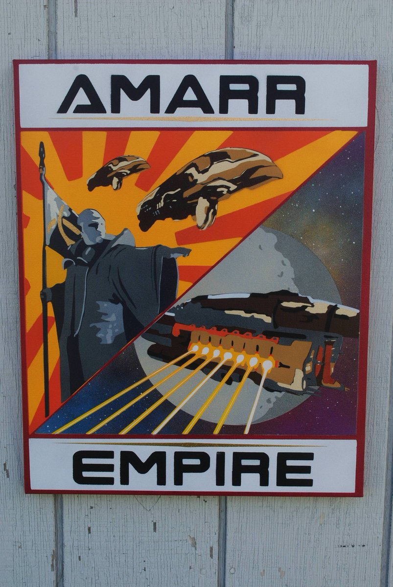 reddit: Amarr Victor - Amarr Propaganda Poster Art Commission goo.gl/9rJ4BJ #tweetfleet