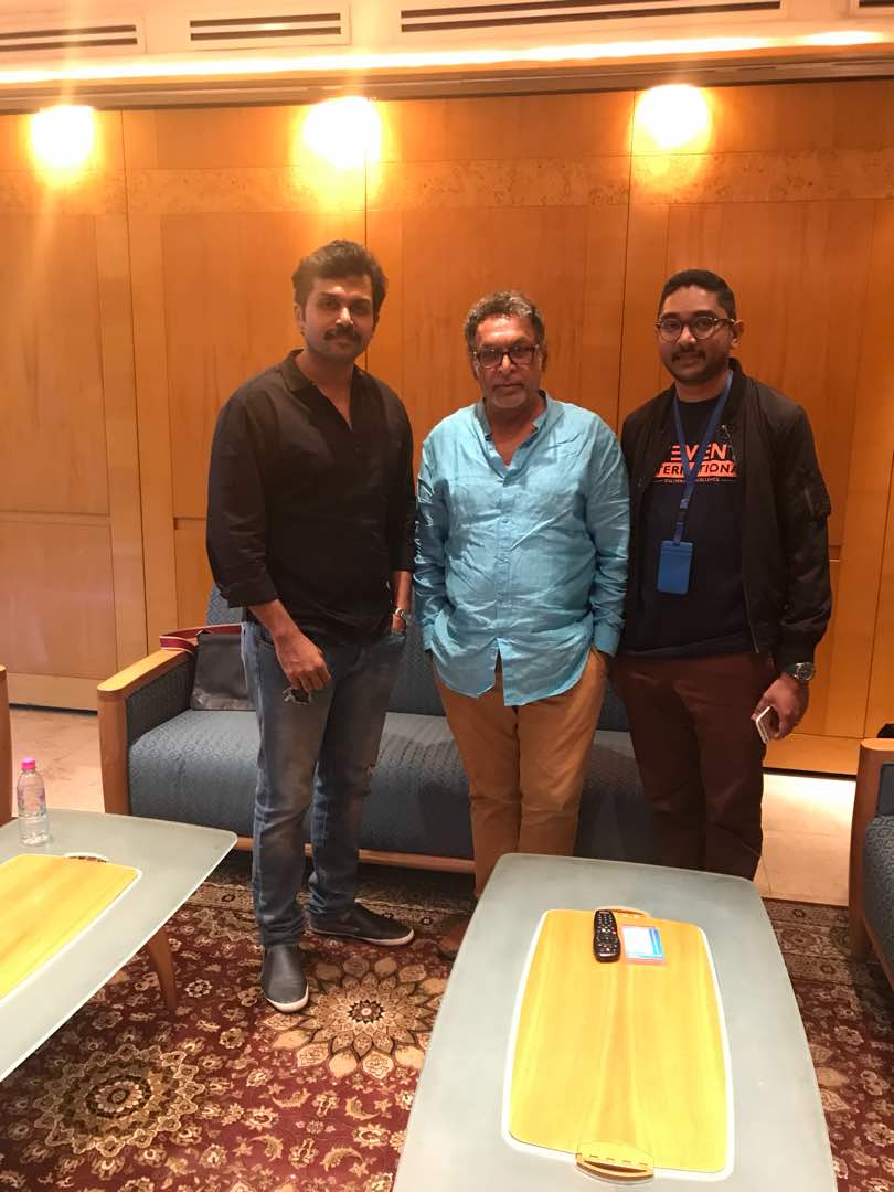 CvaNaga's tweet photo. @Karthi_Offl @Karthi_Offl Glad to meet and receive you recently for the PC in KL. Awesome job in Theeran bro! Keep doing good films please! https://t.co/DNhPZDLkJP