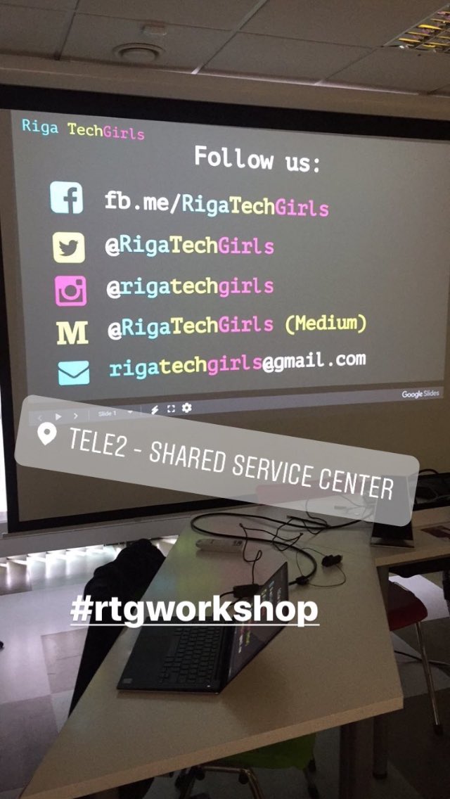 RigaTechGirls's tweet photo. #RTGWorkshop is happening right now! Which means later today we will see more amazing paintings with code from 20 ladies! 🎆 https://t.co/HYUSQnIwwF