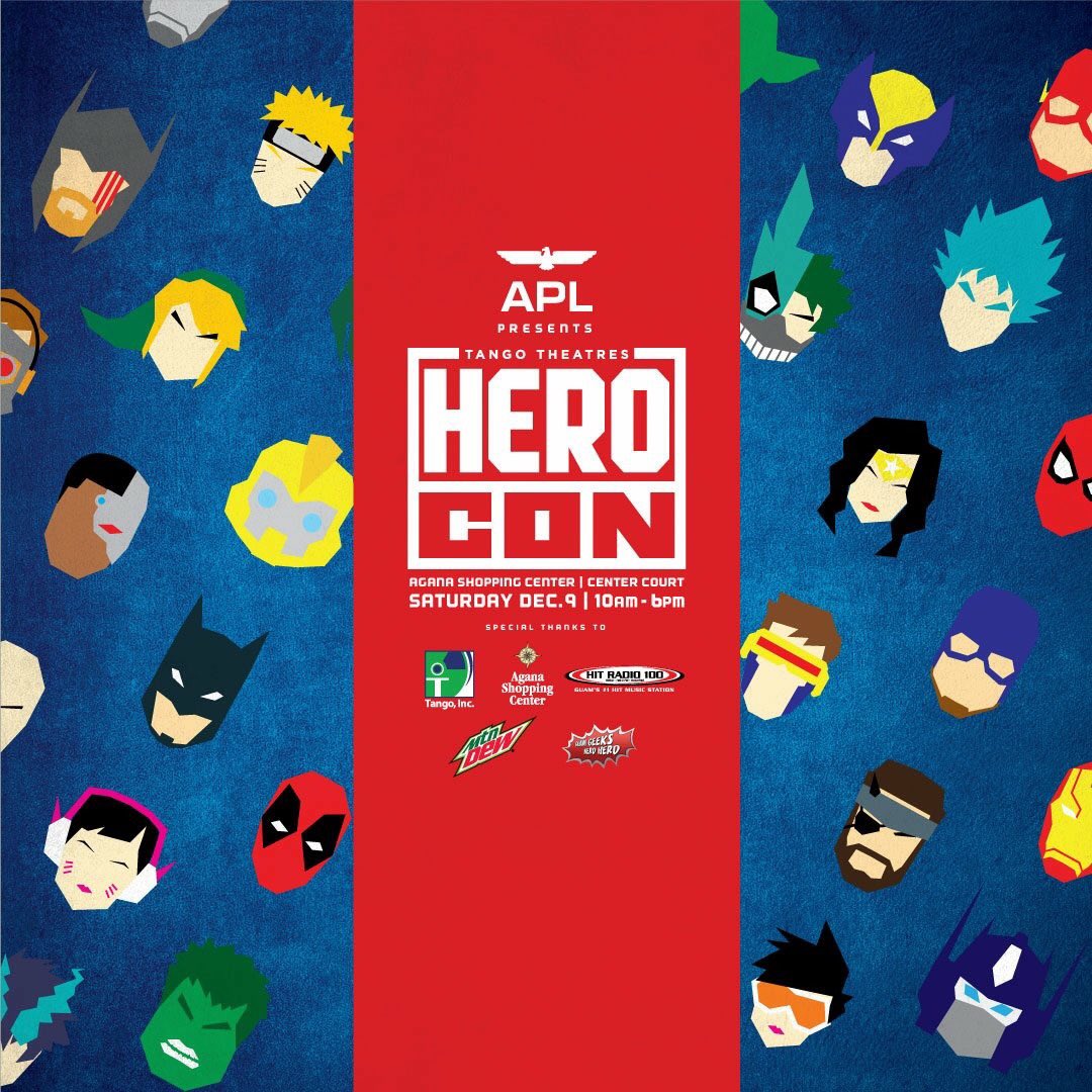 cnstnc_marie's tweet photo. Save the date for Guam’s first FREE con on Saturday December 9, 2017 at Agana Shopping Center. #Herocon2017 https://t.co/4oFVECUajK