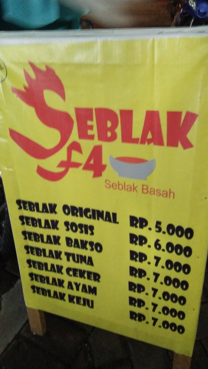 SeblakF4's tweet photo. Guys ini loo macam variant dan harga dari seblak basah f4 banyak dan murah kan?? Makanya buruan belii biar bisa tau segala macam rasa dan variant nyaa.. Buruan guys keburu abiss https://t.co/5bOVBGHBlO