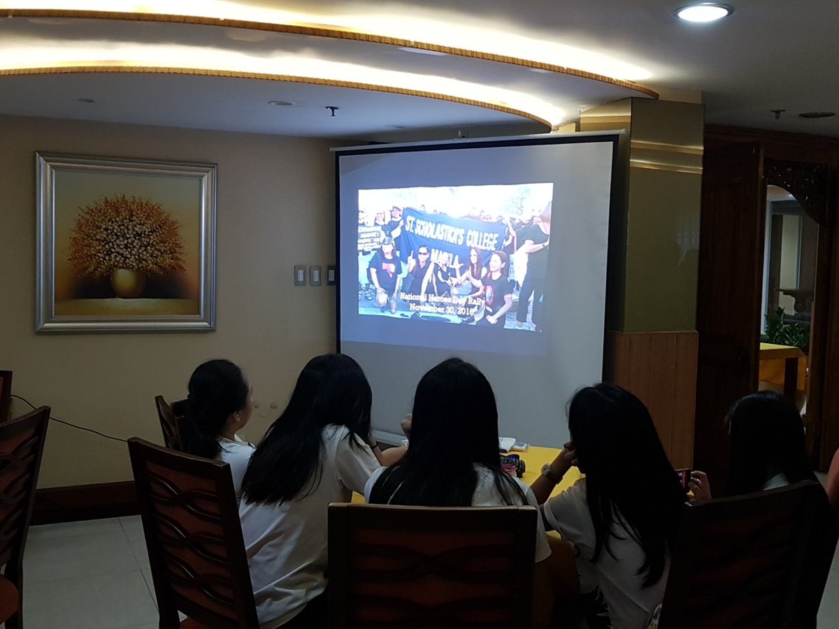 oraetlabanph's tweet photo. Now Happening: AVP Looking Back on OEL's 1st Year

#ThankYouStScho #OraEtLaban #OEL1stAnniversary https://t.co/a0hFH5cv8l