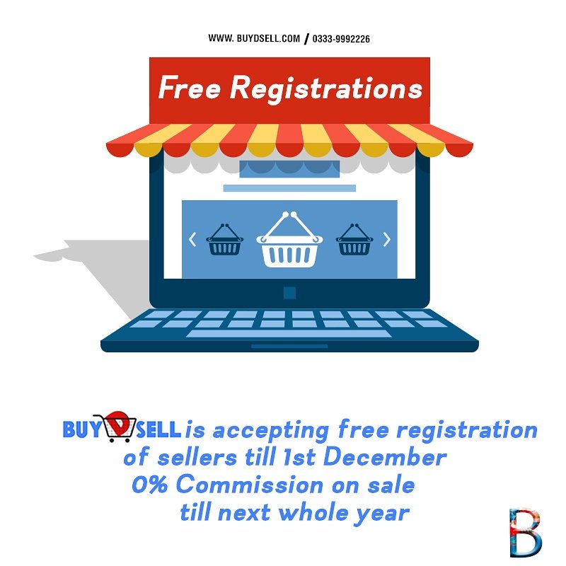 BuyDsell's tweet photo. #ATTENTION_SELLERS
FREE REGISTRATIONS ARE OPEN TILL 1st DECEMBER 2017
We are providing a #FREE platform to all #sellers
You can #Register for #Free and create your own online #E_Commerce shop with us
#Members register before 1st DECEMBER will not pay any #Profit_Margin on sale https://t.co/k6EAqCqaCM