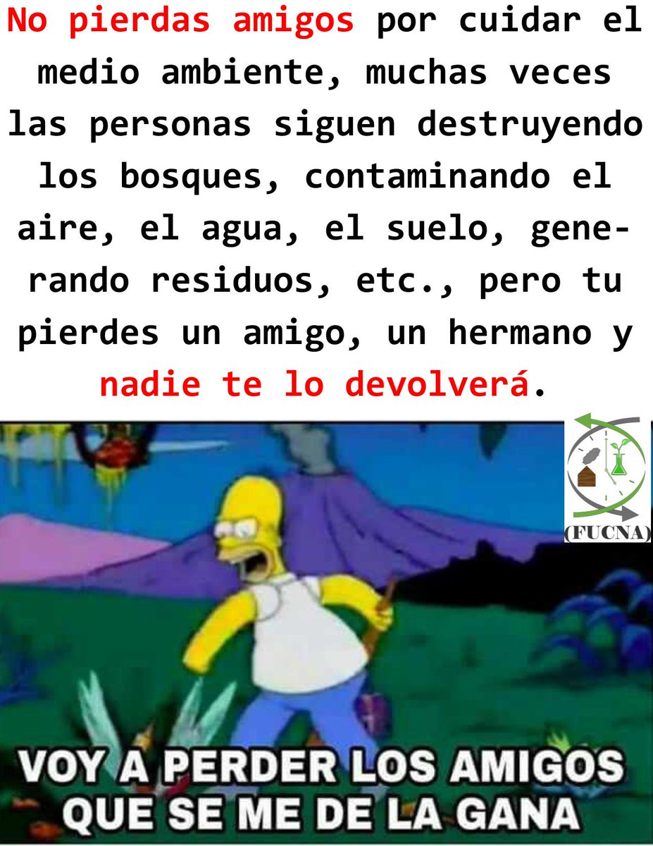 Fucnat's tweet photo. #MemesAmbientales ¿Cuando debes escoger entre tu vida social y el medio ambiente? https://t.co/p6Z2hUYXMf