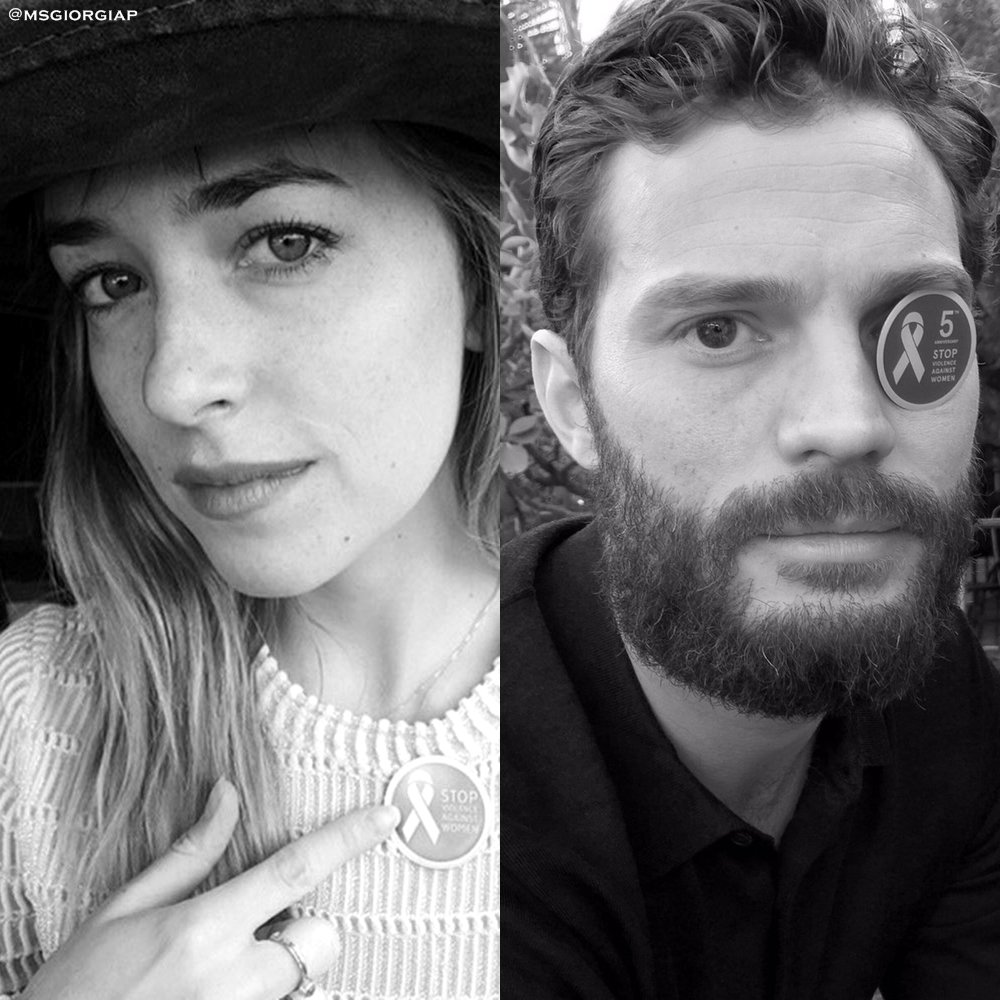 msgiorgiap's tweet photo. Today is the International Day for the Elimination of Violence Against Women (#IDEVAW). Jamie and Dakota took part of this campaign. We must speak out for the girls and women experiencing abuse, violence, bullying and forced marriage everyday. #StellaSupport ❤️ https://t.co/Rm93VtX5g8