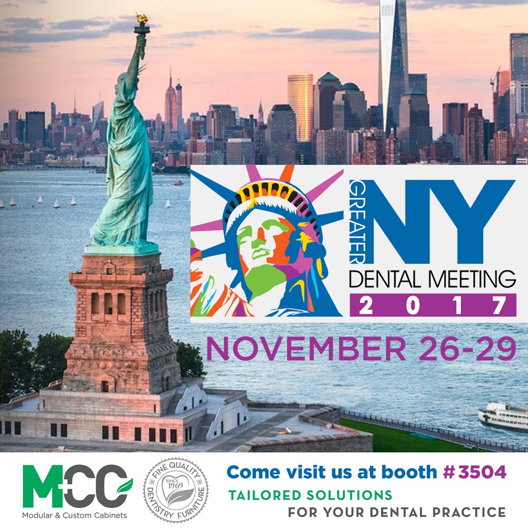 MCCdental's tweet photo. We’re in NYC, getting ready for the Greater NY Dental Meeting.  This Sunday to Wednesday (November 26-29).  Come see what’s new at MCC. Booth #3401.  We’ve got a whole team here ready to answer your questions. #MCCDENTAL #MCCDENTALCABINETS @GNYDM https://t.co/bISvKe8tpZ