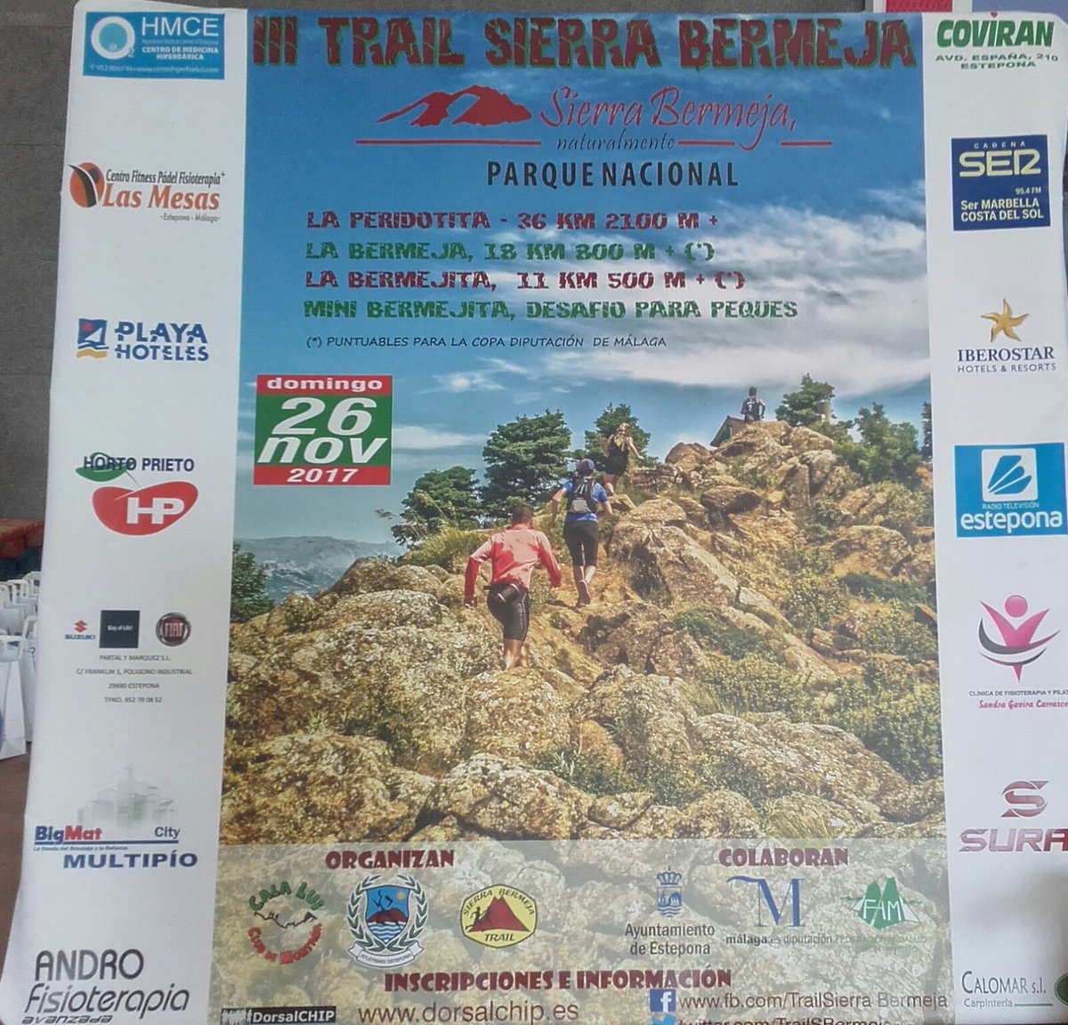 TrailAndalucia's tweet photo. Espectacular photocall #IIITrailSierraBermeja @TrailSBermeja esta tarde a las 17:00 entrega de dorsales. https://t.co/ZmW4h72UoW https://t.co/xKjRS8OcR3