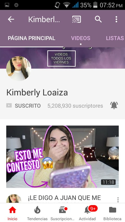 MeraniAdriana's tweet photo. @1312Ximis @KimberlyLoaiza_ Kim mandame saludos en tu próximo vídeo 💕 

Te quiero 💜 https://t.co/2s5NeVA12F