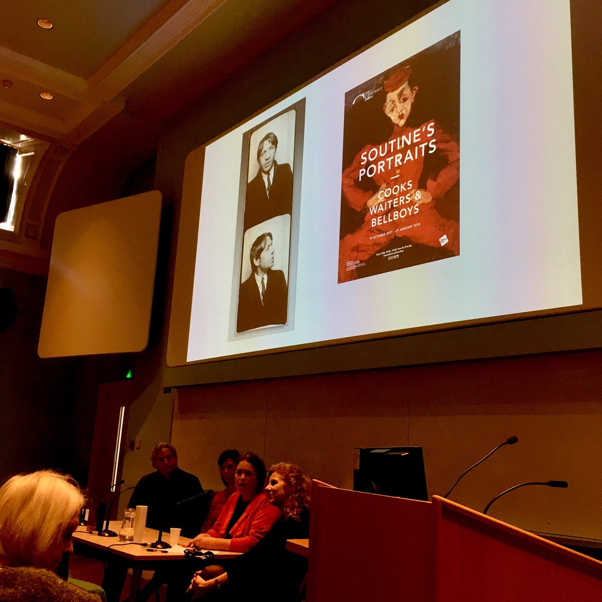 christysym's tweet photo. Day @CourtauldGall fab Film Chaïm Soutine by Murielle Levy Q&A Dr Karen Serres Dr Barnaby Wright Dr Anne Puetz #soutineportraits https://t.co/PpIPKvHazL