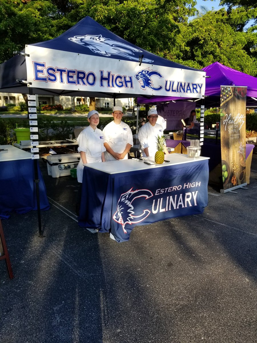 esteroculinary's tweet photo. Happy Farmer's Market Saturday.  Come and get your fresh fruits and veggies cut at the Promenade in Bonita.  #YouShopWeChop @EsteroHS @LocalRootsFM https://t.co/iEJgsldoyb