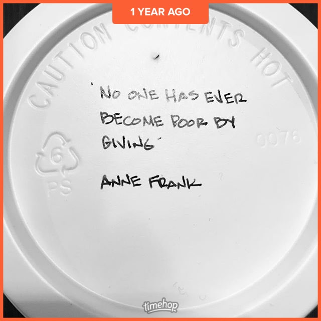 toddangiedawson's tweet photo. Thanks #annefrank #coolbeans366 https://t.co/RjEKZhWDzE