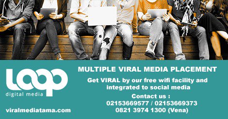 thejapra's tweet photo. Buat iklan dan promosi dari kalian menjadi viral dengan Multiple Viral Media Placement. #loopviralmediatama #digitaladvertising https://t.co/hyCehwYMIt