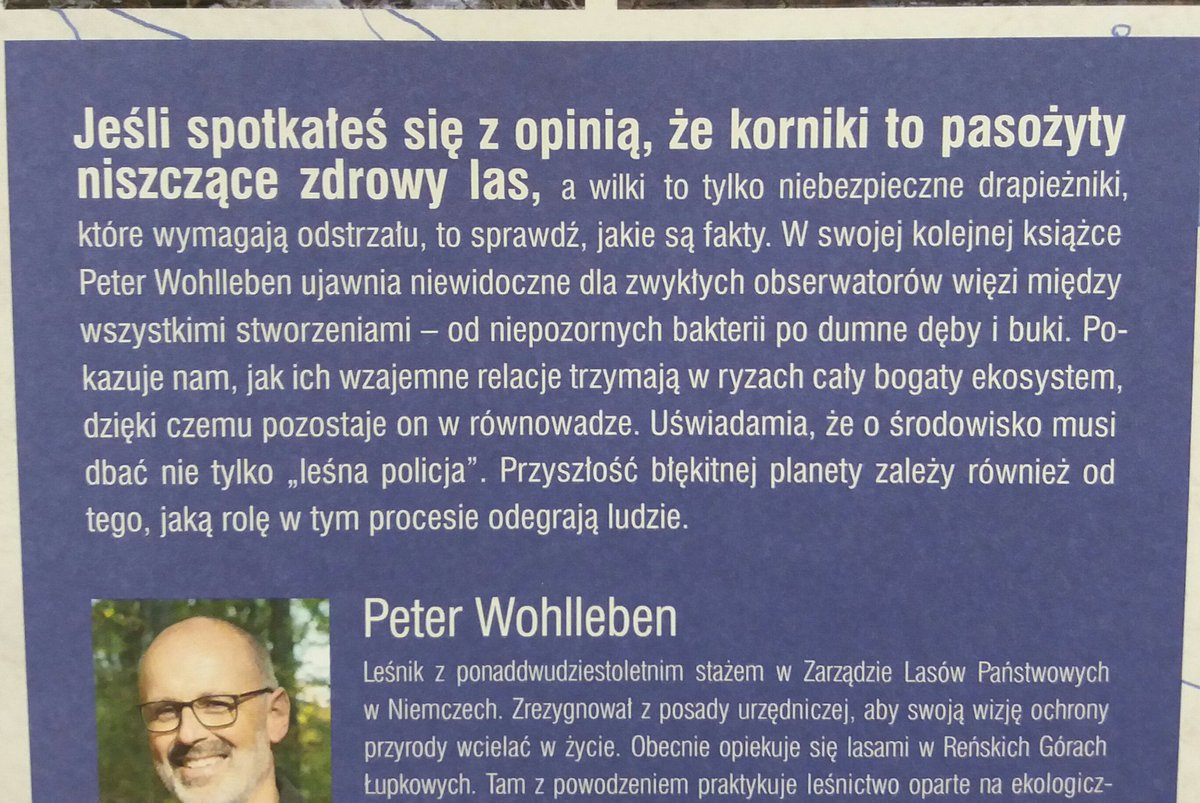 Nowa książka Wohllebena to ani chybi jakiś niemiecki spisek przeciwko min. Szyszce! 😂 <a href="/MZmihorski/">Michał Żmihorski</a>