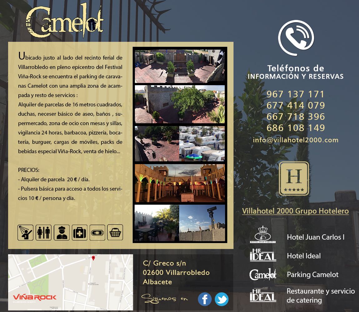 camelot_vdo's tweet photo. #viñarock20 18
Este año volvemos a estar con vosotros ...ya falta poco... https://t.co/NfdaX0kSM2