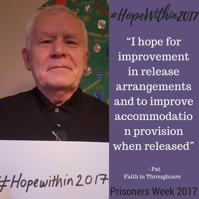 FiCScotland's tweet photo. As #PrisonersWeek2017 draws to a close we asked Faith in Throughcare participants and volunteers what hopes they had for people in prison and their families #HopeWithin2017 https://t.co/Y7fdB8UPBt