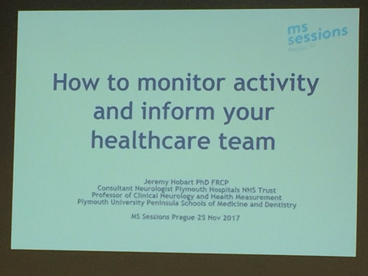 TrishnaBharadia's tweet photo. Third person this afternoon to refer to the @MSBrainHealth report. If you've not read it you need to! Dr. Jeremy Hobart talks of how it's one of the things to be able to get tooled up! #MSsession2017 https://t.co/3eMmgamlNc