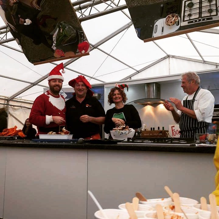 Crabstockfest's tweet photo. Looking forward to my last crab picking demo of 17 at this great Xmas festival with the guys from @CornwallCollege Saltash at Mount Edgcumbe @ukshellfish @andys_kitchen @AdrianBartlettC
#localshellfish #supportingyourfishermen https://t.co/ckbQATwfSl