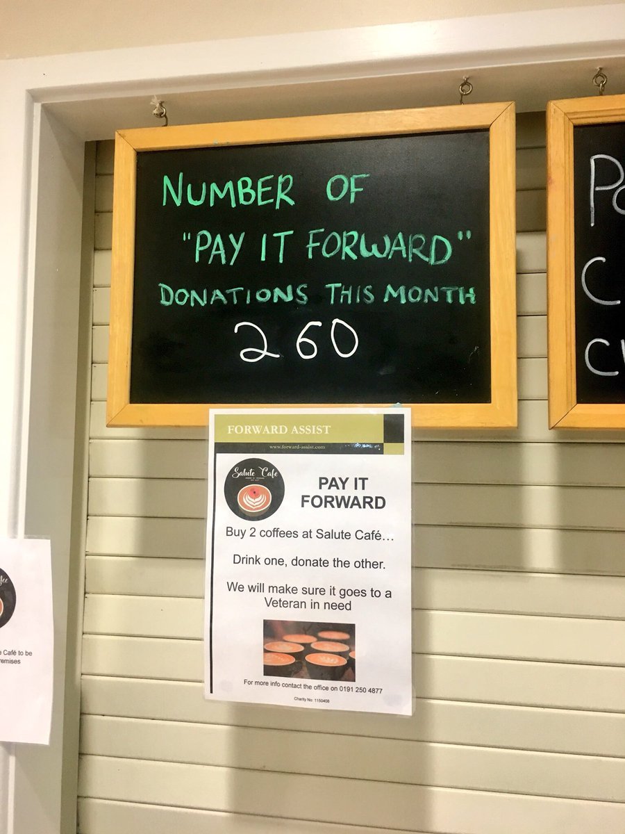 ForwardAssist1's tweet photo. Massive Thanks To @nymeria_bane For This! Simply Fantastic! ‘Salute Cafe’ Where Veterans Are Always Welcome! #Homecoming #PayItForward #CoffeePens @salutecoffee101 @Alanspearman1 @JCForwardAssist @salutecoffee101 @37Woodyturner @GlindonMary @EmmaLewellBuck @annietrev https://t.co/MTKphfLYNX