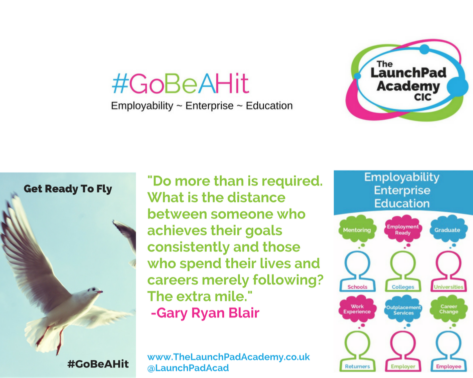 LaunchPadAcad's tweet photo. Take time out. Go the extra mile to find a career that reflects your passions, values and ambition. #GoBeAHit https://t.co/KJRrDw69Y0