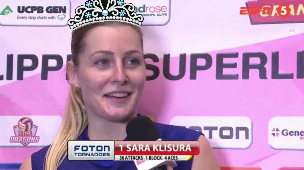 Sersportss's tweet photo. Best Import of all time in PSL History Serbian Sara Klisura #MissUniverse #Philippines https://t.co/AAcLkrBFih