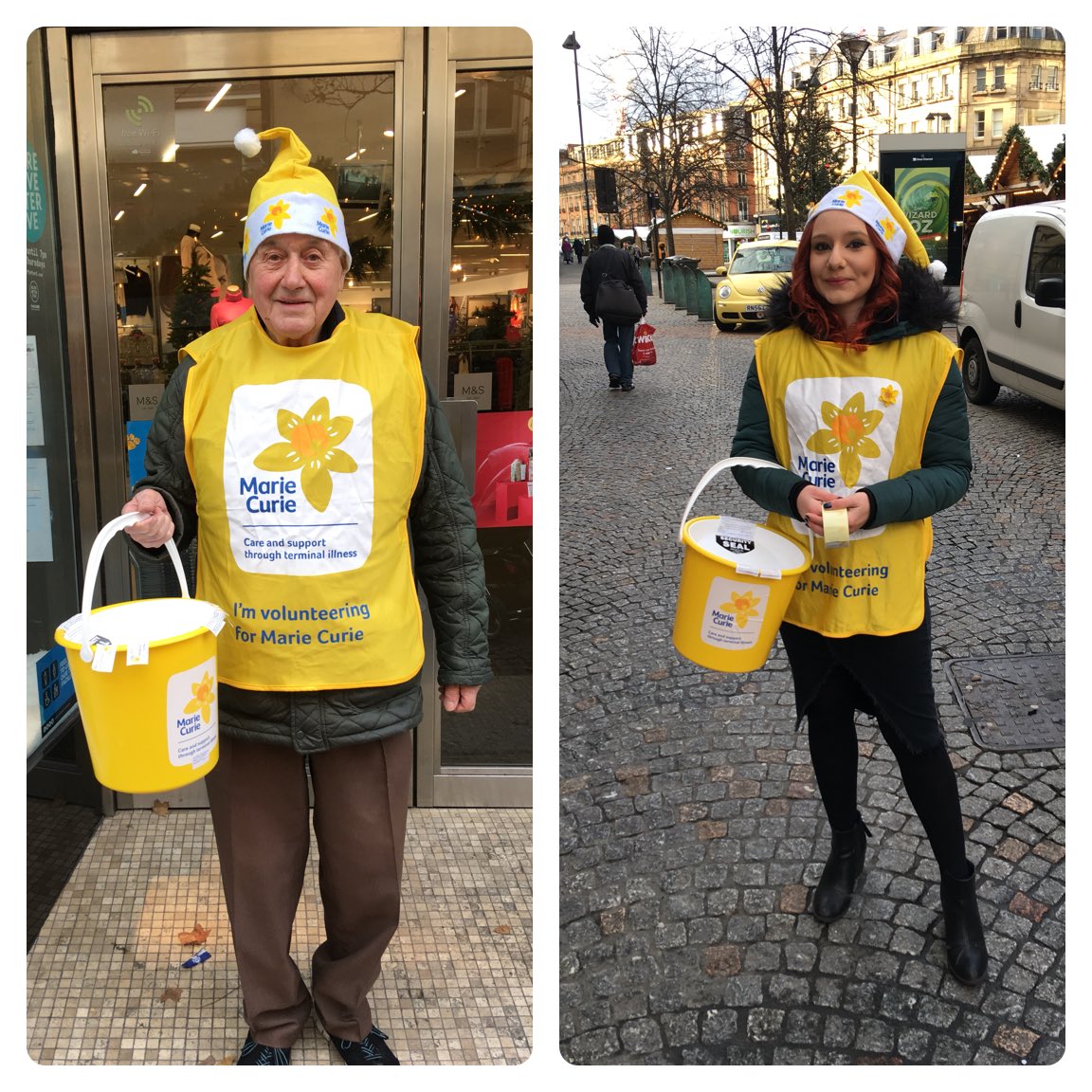 MarieCurie_SY's tweet photo. Our wonderful volunteers are out in Sheffield City Centre today collecting money for @mariecurieuk. Come and say hi! #sheffieldissuper https://t.co/jNVMBU6Lga