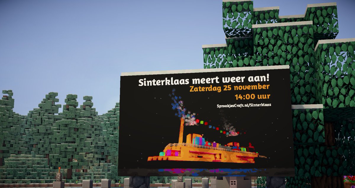 Matthijs29Pool's tweet photo. Kom jij ook Vanmiddag om 14:00 uur naar de intocht van sinterklaas in SprookjesCraft. @SprookjesCraft #SprookjesCraft https://t.co/v1gTY712Nh