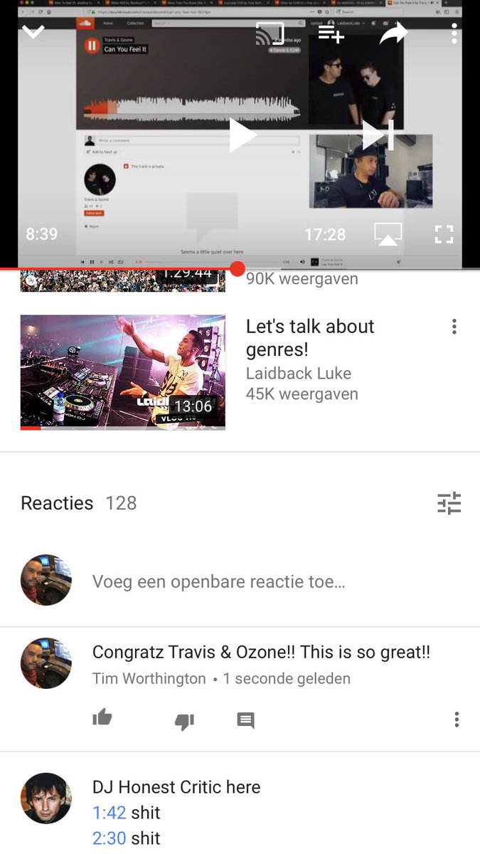 TimothyKairoz's tweet photo. Congratz to my boys @TravisAndOzone Sam Swart for making it in the demovlog of @LaidbackLuke #OpenTwitterDemoVLOG and getting a shot to get your demo released @MixmashRecords !! Only way is up! https://t.co/OZTLCBFNfW