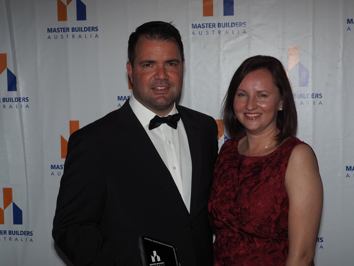 MBA_Canberra's tweet photo. 2017 National Display Home – $500,000 to $1.5 million goes to CBR Master Builder @MonarchBuilding Solutions #mbawards17 #thisisbuilding https://t.co/l5HHvpfE7K
