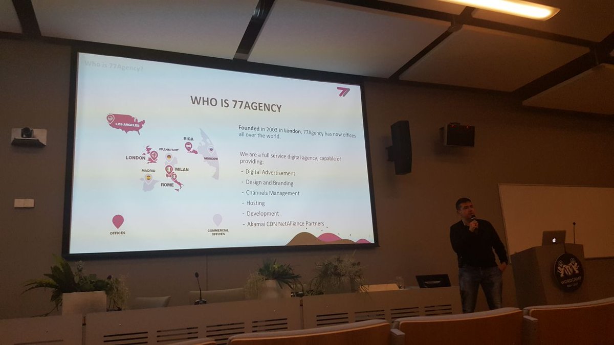 carlobecchi's tweet photo. Such a wonderful audience! I wouldn't expect anything less from WordPress community! #wcriga https://t.co/Py0z7hSDGY