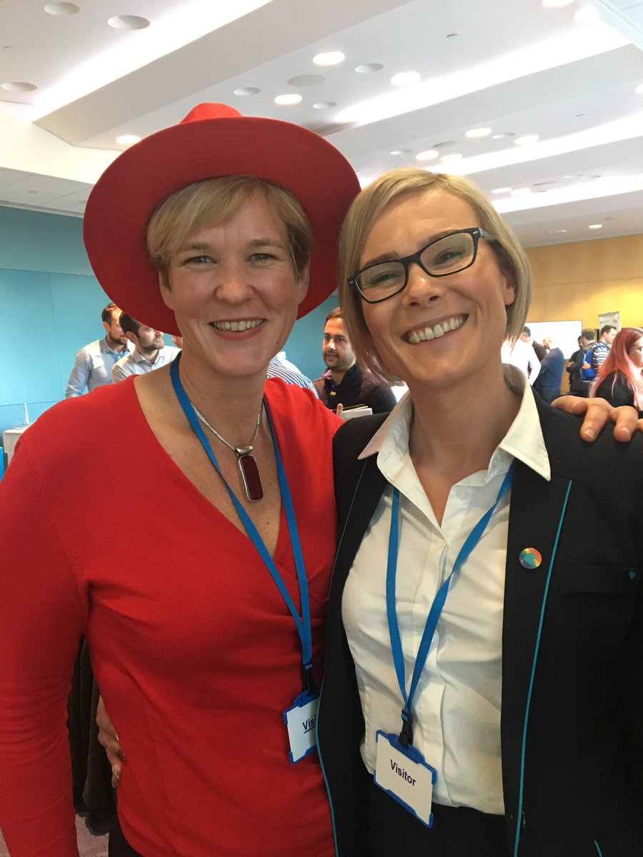 bpf2017's tweet photo. @redhatopen thanks for being fun contributors to yesterday’s colleague conference . #bpf2017 even our keynote @MandyHickson got in on the action https://t.co/rOccy4T1W4