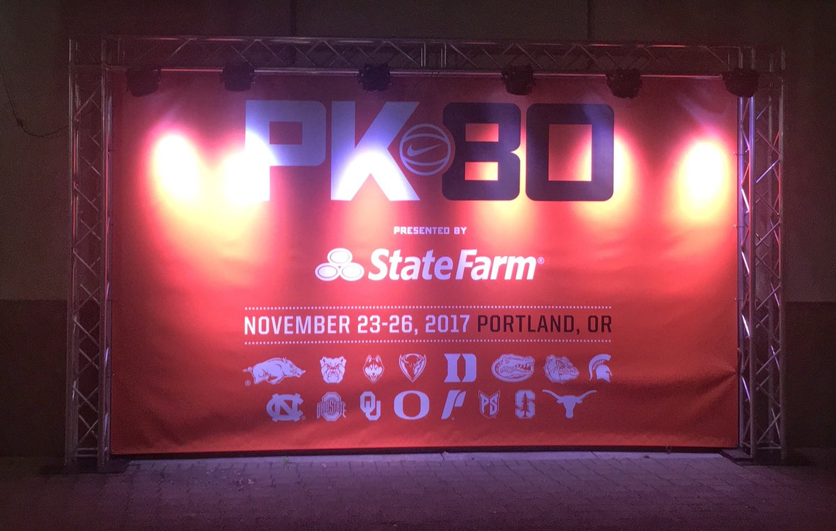 Laura_WallerATC's tweet photo. This is just the best college basketball I’ve seen in awhile, and I get to be there! #PK80 #onlyOT https://t.co/rAlEcCe19f