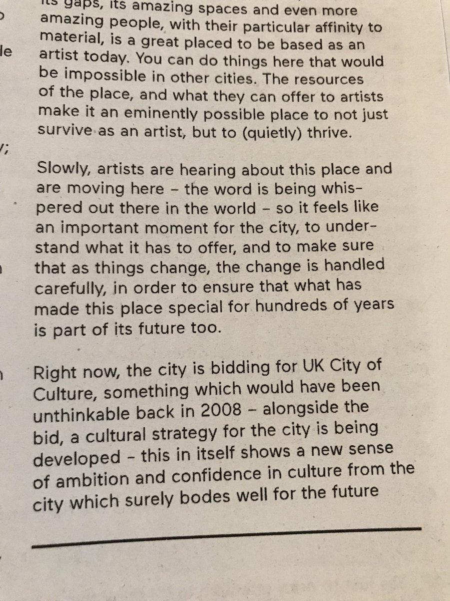 annafrancisart's tweet photo. Having a read of the Figure Ground publication - Public Art Road Trip which I contributed an introduction to @sot2021 Stoke for - over breakfast this morning. โA great place to be based as an artist - you can do things here that would be impossible in other cities.โ https://t.co/Kp5r0H0Qi0