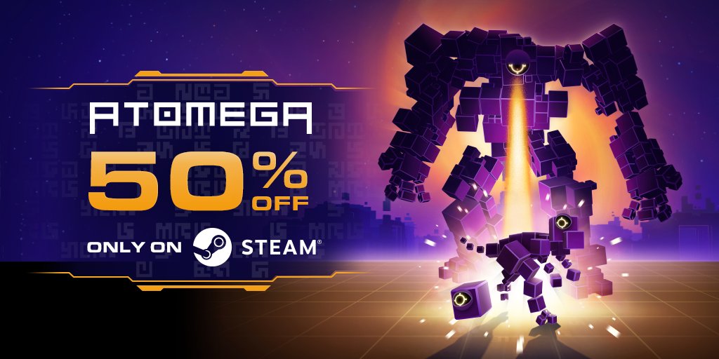 atomegagame's tweet photo. Grab ATOMEGA for £4.34 / $4.99 / 4.99€ during the #SteamAutumnSale 

https://t.co/dEGEn3PWib https://t.co/gPhIum2CCc