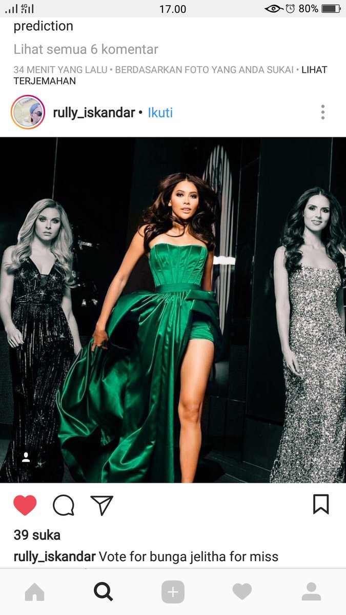 ilhamparedi's tweet photo. Ohhh my lovely bunga juara dahh #MisssUniverse #Indonesia https://t.co/GtyDSEO4Q1