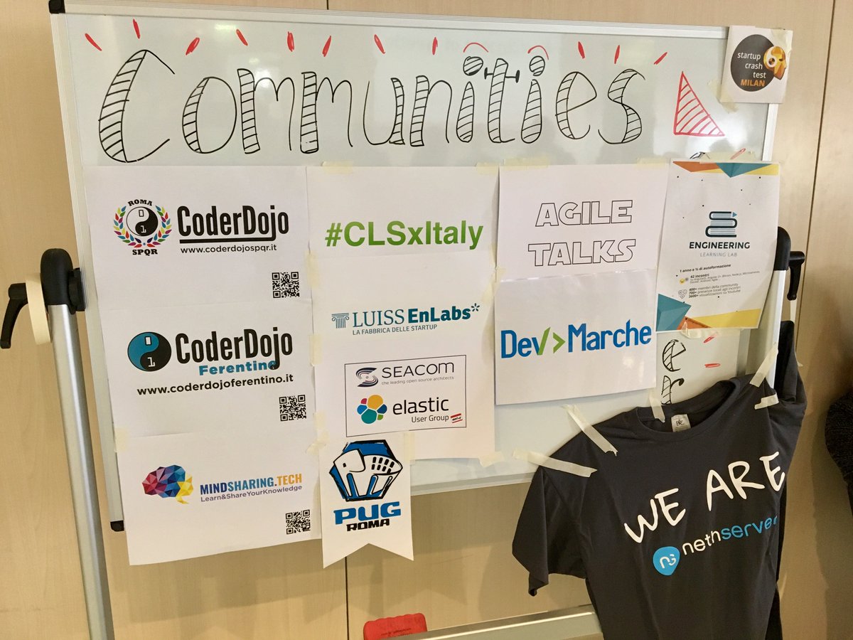 Siamo felicissimi di ospitare anche quest'anno l'edizione romana di #CLSxItaly l'evento italiano per chi gestisce #Community 🚀 @clsxitaly <a href="/CodemotionIT/">Codemotion</a>