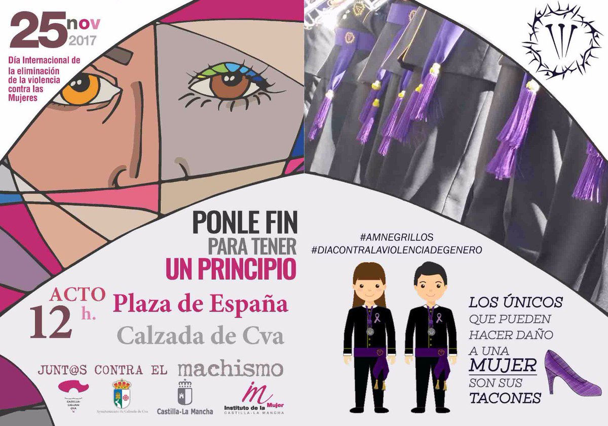 BandaNegrillos's tweet photo. La Agrupación os anima a participar en el Acto contra la violencia de género que organiza del Departamento de la localidad, y con esto sensibilizar cada vez a más gente que hay que poner fin a lo que nunca tuvo que tener un principio. 

#DiaContraLaViolenciaDeGenero #AMNegrillos https://t.co/1aI8mZHf0r