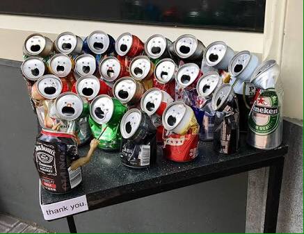 Recycle_NG's tweet photo. The beer can choir just composed the recycling theme song. 😂😂
#Ecosolutions #EcoFriendly #RecycleToday #Recycler #Recycling #Recycle #Reduce #Reuse #ReduceWaste #Plastic #Can #Cans #Corks #IntegratedRecyc #ZeroWaste #ZeroLandFill #Cans #Heineken #Bullet #RedBull https://t.co/qTnPcY7UfI
