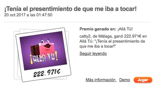 ElBingoOnline's tweet photo. Aqui va el notición dentro del mundo del bingo online... #Botemania entrego un premio de nada más y nada menos que más de 222.000 €... Vaya tela... Enhorabuena a la ganadora... #El_Bingo_Online #siguemeytesigo #Followback #sigueme https://t.co/EAAAG8zr31