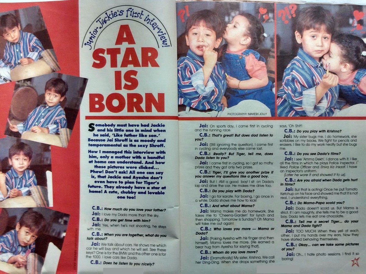 AloneWolfz_'s tweet photo. Naughty and cute  @iTIGERSHROFF! Throwback to his childhood interview! It's adorable ❤ https://t.co/hNn412Hwk7