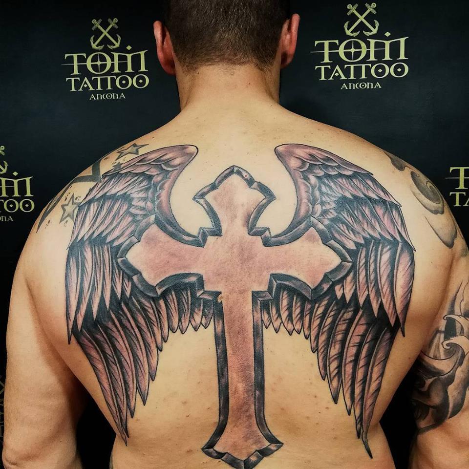 TomTattooAncona's tweet photo. SECOND STEP: FULL BACK PIECE TATTOO, WORK IN IN PROGRESS. #tommasobuglionitomtattoo #tomtattoo #anconaporto #anconaportotattoo #anconacity #viaventinovesettembretattooancona #ancona #crosstattoo #artedeltatuaggio #sacredtattoo #tattooartists #tattoolife https://t.co/CYmBEDw3ui