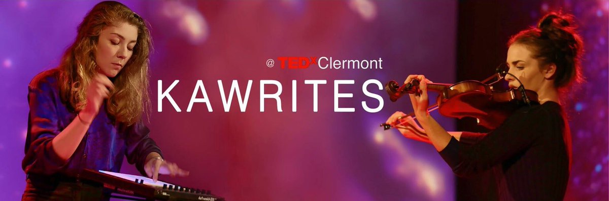 romanesanta's tweet photo. Kawrites @TEDxClermont - Vidéo bientôt dispo ! 🎻🔊
Pour en voir plus, rdv ce soir à la Coopérative de Mai 🎉
#Kawrites #ShowcaseClub @lacoope https://t.co/Bu6s4SDeTk
