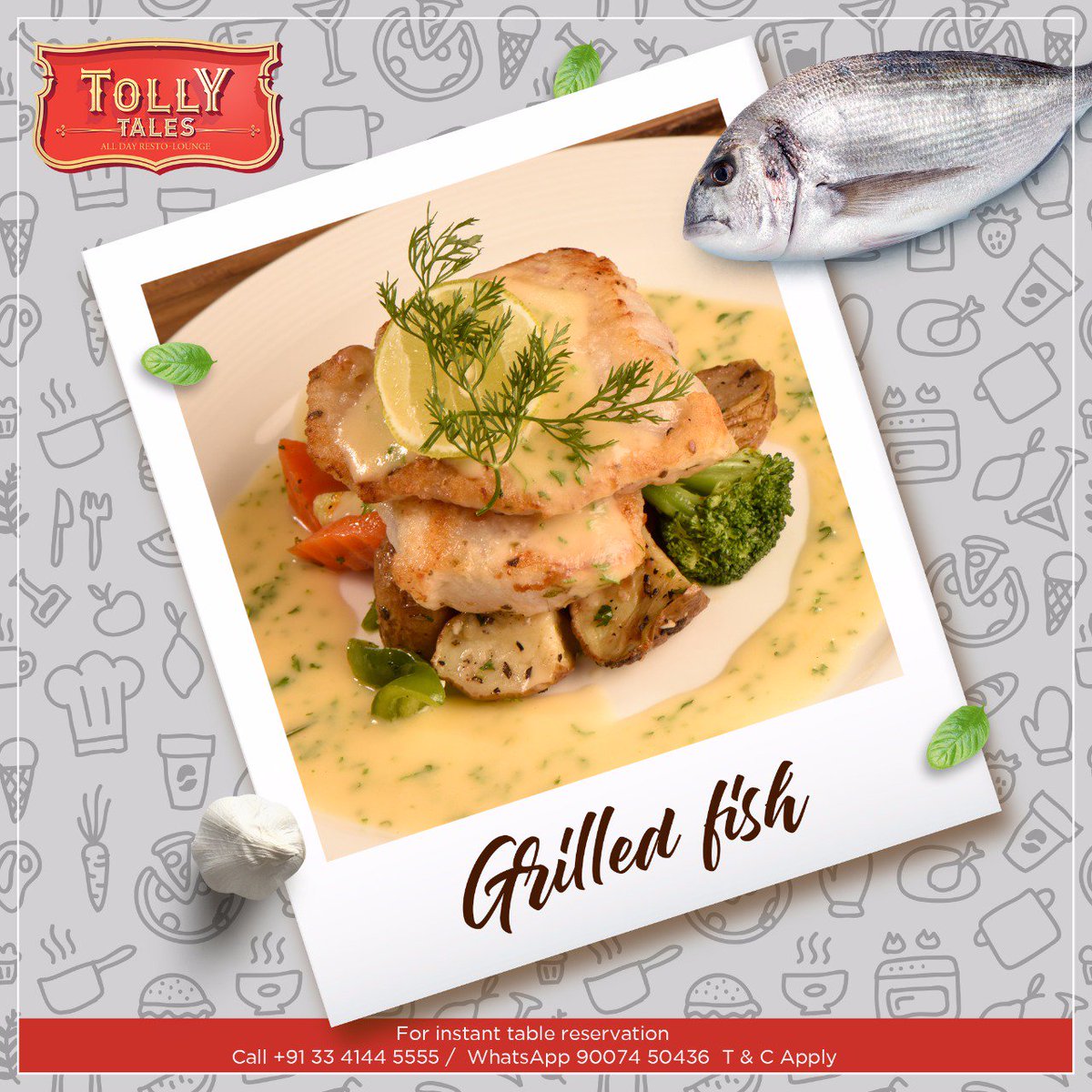 TollyTales's tweet image. Enjoy Your #Weekend at Tolly Tales @TollyTales with Special 'Grilled Fish' item. For instant table reservation call at +91 33 4144 5555 / WhatsApp at +919007450436. 

#WeekendDish #Fish #GrilledFish #FoodLover #food #GoodFood #Foodie