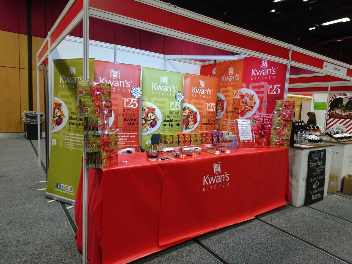 KwansKitchen's tweet photo. Day 2 Foodies Festival Edinburgh EICC. Xmas shopping bonanza! Come see us A27 https://t.co/g6GdlNwFnL