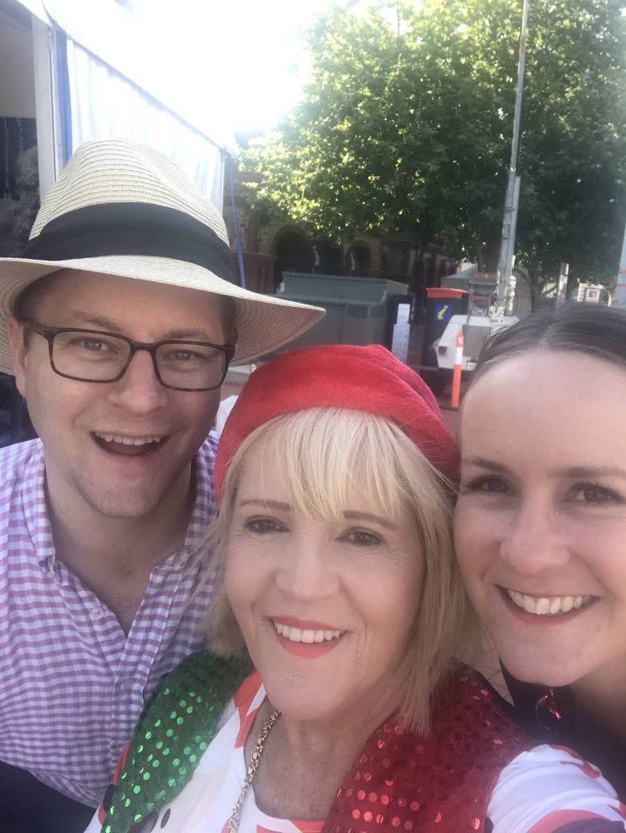 CarolForEnfield's tweet photo. @CityofPAE @MattOsborn @Cr_VMcCluskey getting in the Christmas spirit at our city's Twilight Christmas Parade https://t.co/fhpLcsLlFg